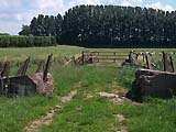 Weg Babberich - Herwen, nabij grenspaal 672